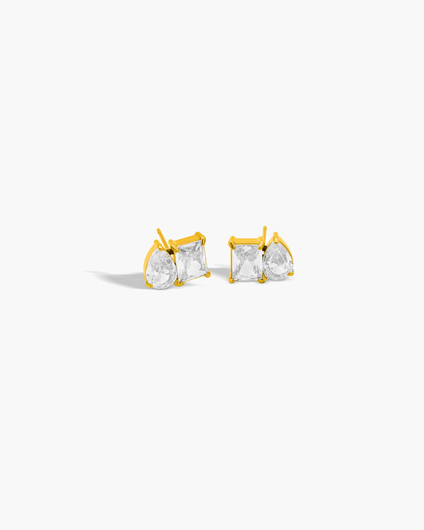 Crystal Duo Earrings