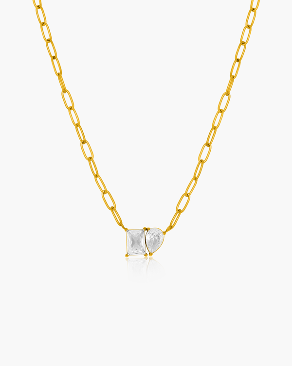 Crystal Duo Necklace