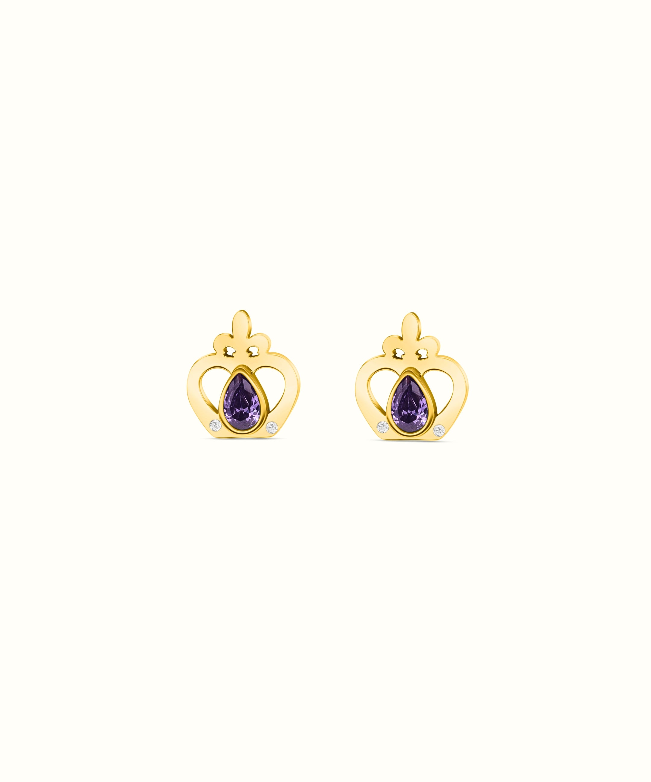 Reġina Birthstone Stud Earrings