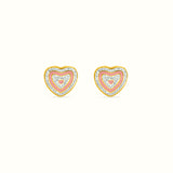 Qalb Brillanti Stud Earrings