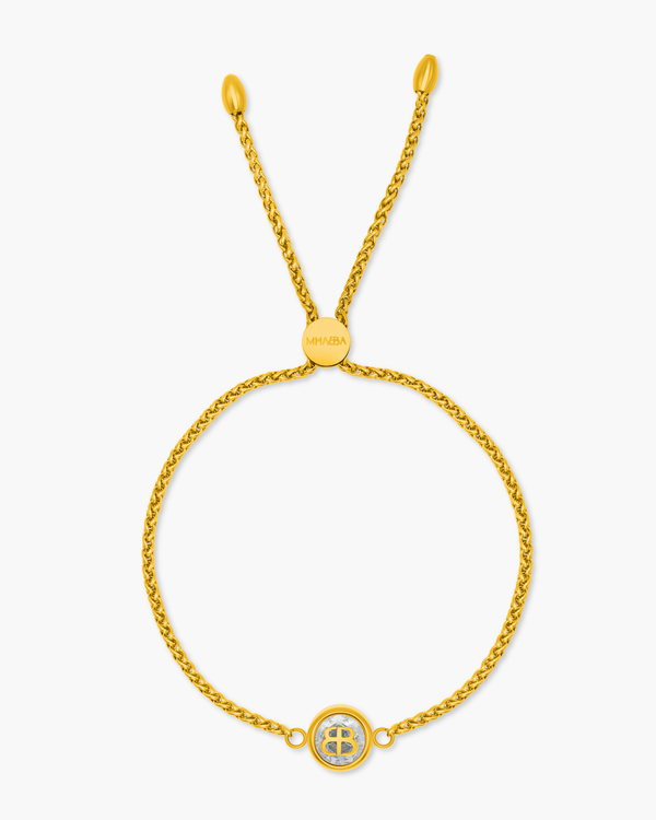 MĦABBA April Birthstone Bracelet - Resilience