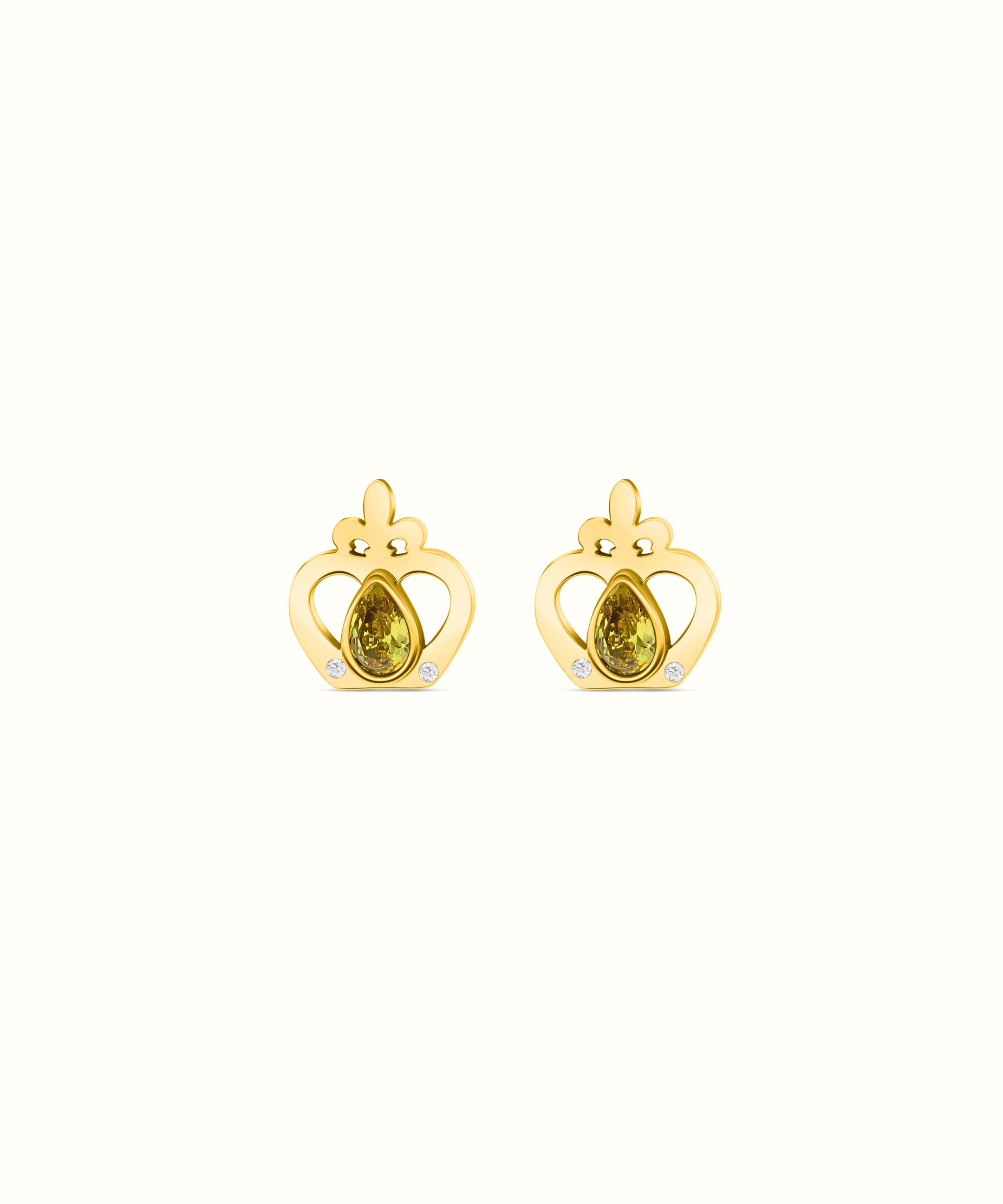 Reġina Birthstone Stud Earrings
