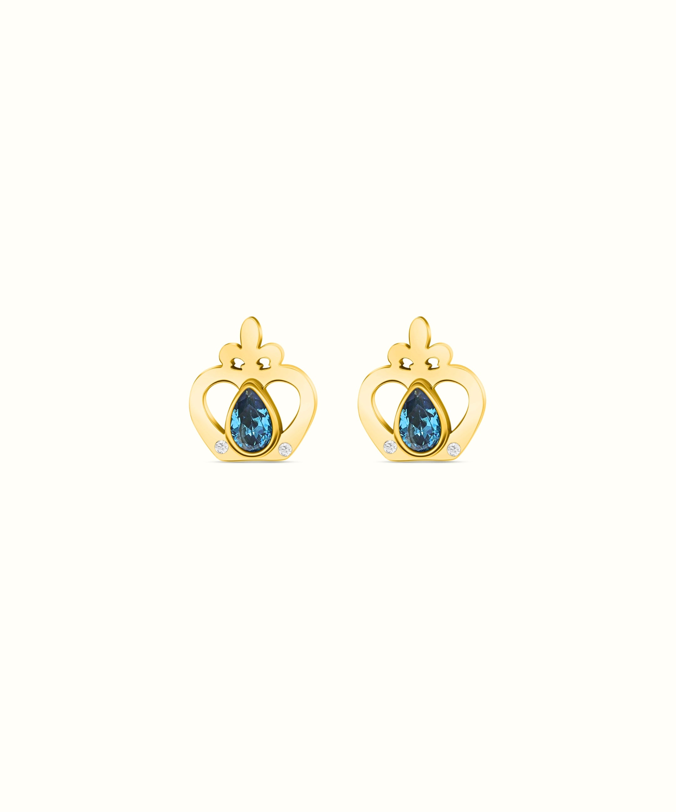 Reġina Birthstone Stud Earrings