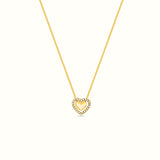 Halo Heart Necklace