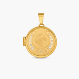 Strength and Fortune Photo Locket Pendant