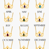 Reġina Birthstone Necklace