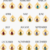 Reġina Birthstone Stud Earrings