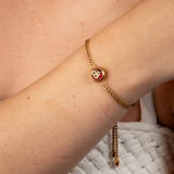 MĦABBA February Birthstone Bracelet - Clarity