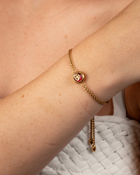 MĦABBA February Birthstone Bracelet - Clarity