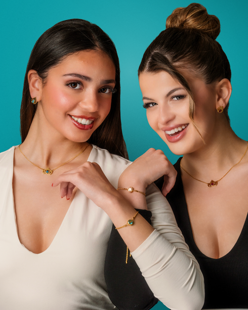 Reġina Birthstone Stud Earrings