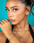 Occhio di San Michele Stud Earrings