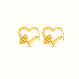 Bee My Love Hoop Earrings