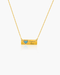 Blue Promises Engravable Necklace