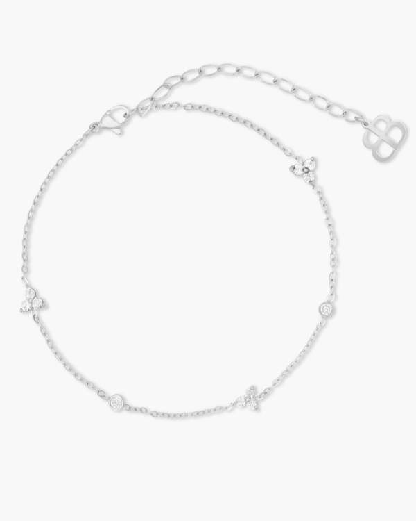 Rosalie Anklet Silver