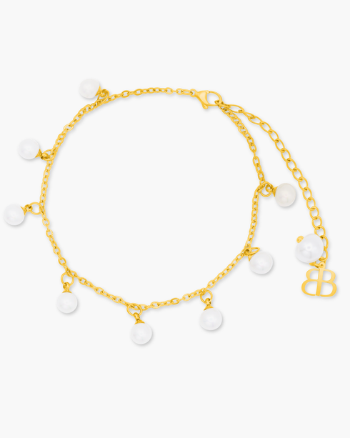 Pearl Cascade Anklet