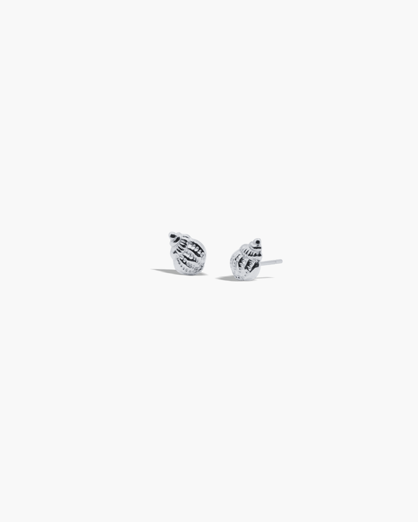 Conchiglia Stud Earrings Silver