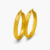 Maltese Traditional Fili Hoop Earrings