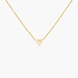 Dainty Heart Engravable Necklace