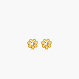 Flower Petite Stud Earrings